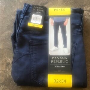 Banana Republic Men's Navy Slim pants